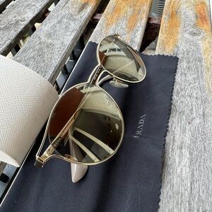 Prada Sunglasses Gold